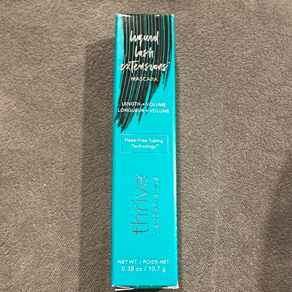 Thrive Causemetics liquid lash extensions Mascara. Color Brynn rich black